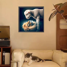 Load image into Gallery viewer, Diamond Painting - Full Square - Lions and sheep (30*30CM)
