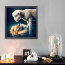 Load image into Gallery viewer, Diamond Painting - Full Square - Lions and sheep (30*30CM)
