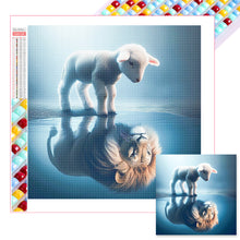 Load image into Gallery viewer, Diamond Painting - Full Square - Lions and sheep (30*30CM)
