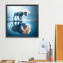 Load image into Gallery viewer, Diamond Painting - Full Square - Lions and sheep (30*30CM)
