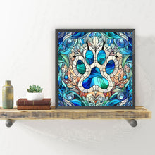 Load image into Gallery viewer, Diamond Painting - Full Round - Glass art - Paw (30*30CM)
