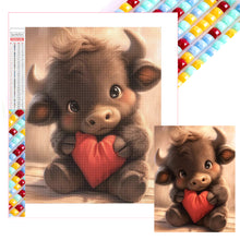 Load image into Gallery viewer, Diamond Painting - Full Square - Cute calves (30*40CM)
