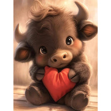 Load image into Gallery viewer, Diamond Painting - Full Square - Cute calves (30*40CM)
