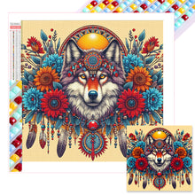 Load image into Gallery viewer, Diamond Painting - Full Square - Indian wolves (40*40CM)
