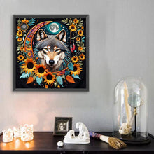 Load image into Gallery viewer, Diamond Painting - Full Square - Indian wolves (40*40CM)
