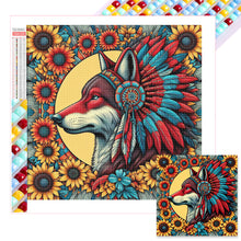 Load image into Gallery viewer, Diamond Painting - Full Square - Indian wolves (40*40CM)
