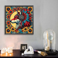 Load image into Gallery viewer, Diamond Painting - Full Square - Indian wolves (40*40CM)
