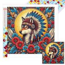 Load image into Gallery viewer, Diamond Painting - Full Square - Indian wolves (40*40CM)
