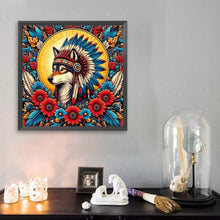 Load image into Gallery viewer, Diamond Painting - Full Square - Indian wolves (40*40CM)
