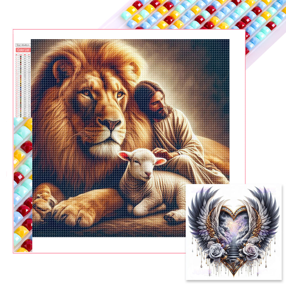 Diamond Painting - Full Square - Jesus (40*40CM)