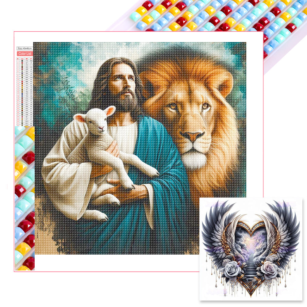 Diamond Painting - Full Square - Jesus (40*40CM)