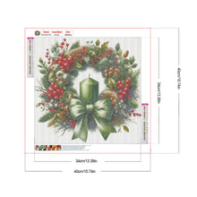 Load image into Gallery viewer, Diamond Painting - Full Round - Green wreaths (40*40CM)
