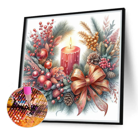 Diamond Painting - Full Round - Red wreaths (40*40CM)