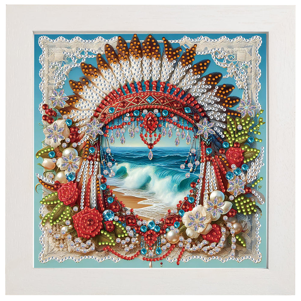 Diamond Painting - Partial Special Shaped - Aliens (2*19.2CM)