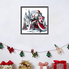 Load image into Gallery viewer, Diamond Painting - Full Round - Santa Claus and castle (30*30CM)
