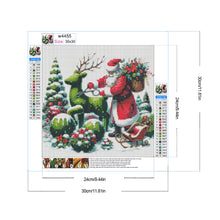 Load image into Gallery viewer, Diamond Painting - Full Round - Santa Claus pruning the garden (30*30CM)
