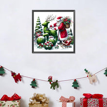 Load image into Gallery viewer, Diamond Painting - Full Round - Santa Claus pruning the garden (30*30CM)
