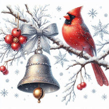 Load image into Gallery viewer, Diamond Painting - Full Round - Winter cardinals (30*30CM)
