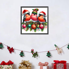 Load image into Gallery viewer, Diamond Painting - Full Round - Christmas birds (30*30CM)
