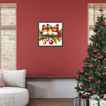 Load image into Gallery viewer, Diamond Painting - Full Round - Christmas birds (30*30CM)
