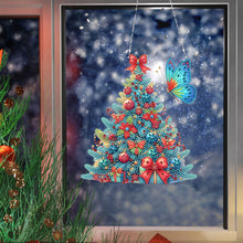 Load image into Gallery viewer, Acrylic Special Shape Christmas Diamond Painting Hanging Pendant for Wall Window
