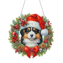 Load image into Gallery viewer, Acrylic Special Shape Christmas Diamond Painting Hanging Pendant for Wall Window
