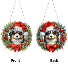 Load image into Gallery viewer, Acrylic Special Shape Christmas Diamond Painting Hanging Pendant for Wall Window
