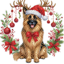 Load image into Gallery viewer, Acrylic Special Shape Christmas Diamond Painting Hanging Pendant for Wall Window
