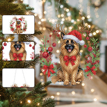 Load image into Gallery viewer, Acrylic Special Shape Christmas Diamond Painting Hanging Pendant for Wall Window
