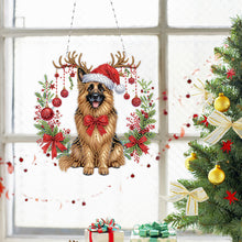 Load image into Gallery viewer, Acrylic Special Shape Christmas Diamond Painting Hanging Pendant for Wall Window
