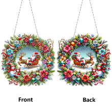 Load image into Gallery viewer, Acrylic Special Shape Christmas Diamond Painting Hanging Pendant for Wall Window
