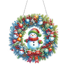 Load image into Gallery viewer, Acrylic Special Shape Christmas Diamond Painting Hanging Pendant for Wall Window
