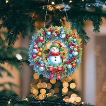 Load image into Gallery viewer, Acrylic Special Shape Christmas Diamond Painting Hanging Pendant for Wall Window
