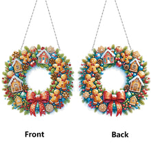 Load image into Gallery viewer, Acrylic Special Shape Christmas Diamond Painting Hanging Pendant for Wall Window
