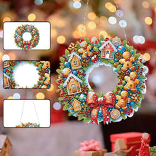 Load image into Gallery viewer, Acrylic Special Shape Christmas Diamond Painting Hanging Pendant for Wall Window
