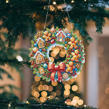 Load image into Gallery viewer, Acrylic Special Shape Christmas Diamond Painting Hanging Pendant for Wall Window
