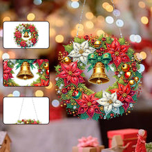 Load image into Gallery viewer, Acrylic Special Shape Christmas Diamond Painting Hanging Pendant for Wall Window

