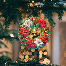 Load image into Gallery viewer, Acrylic Special Shape Christmas Diamond Painting Hanging Pendant for Wall Window
