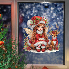 Load image into Gallery viewer, Acrylic Special Shape Christmas Animal Diamond Painting Ornaments for Art Crafts
