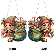 Load image into Gallery viewer, Acrylic Special Shape Christmas Animal Diamond Painting Ornaments for Art Crafts
