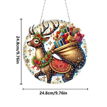 Load image into Gallery viewer, Acrylic Special Shape Christmas Animal Diamond Painting Ornaments for Art Crafts
