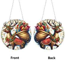 Load image into Gallery viewer, Acrylic Special Shape Christmas Animal Diamond Painting Ornaments for Art Crafts
