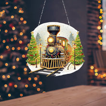 Load image into Gallery viewer, Acrylic Special Shape Christmas Animal Diamond Painting Ornaments for Art Crafts
