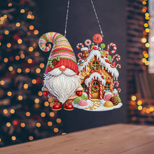 Load image into Gallery viewer, Acrylic Special Shape Christmas Animal Diamond Painting Ornaments for Art Crafts
