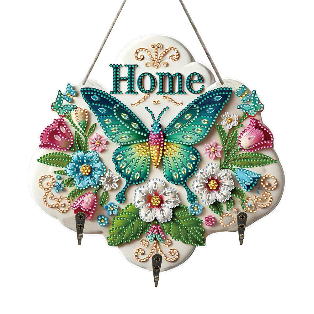 Hummingbird Butterfly Diamond Art Hanging Hooks DIY Diamond Painting Art Hooks