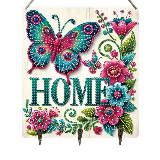 Hummingbird Butterfly Diamond Art Hanging Hooks DIY Diamond Painting Art Hooks