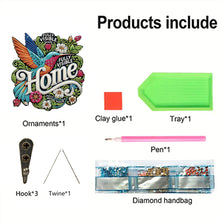 Load image into Gallery viewer, Hummingbird Butterfly Diamond Art Hanging Hooks DIY Diamond Painting Art Hooks

