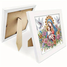 Load image into Gallery viewer, Diamond Painting - Partial Special Shaped - Madonna and child (with framed) (2*19.2CM)
