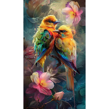 Load image into Gallery viewer, Diamond Painting - Full Round - Snuggling birds (40*70CM)
