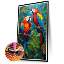 Load image into Gallery viewer, Diamond Painting - Full Round - Parrots (40*70CM)
